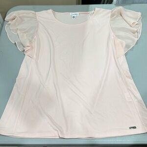 Calvin Klein Women's Blouse - Pink